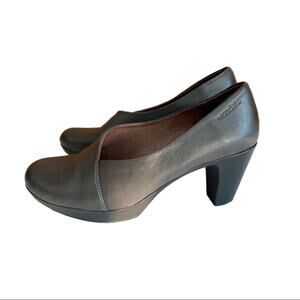 Wonders Leather Platform Heel Pump